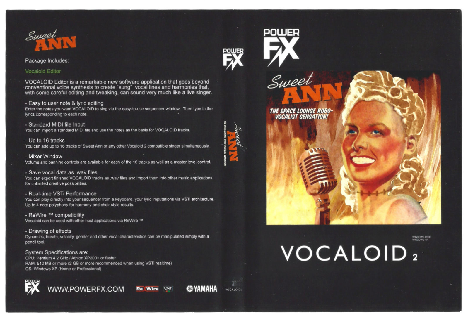 Sweet ANN Official Box Scan